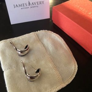 James Avery Earrings Classic .925 Sterling Silver